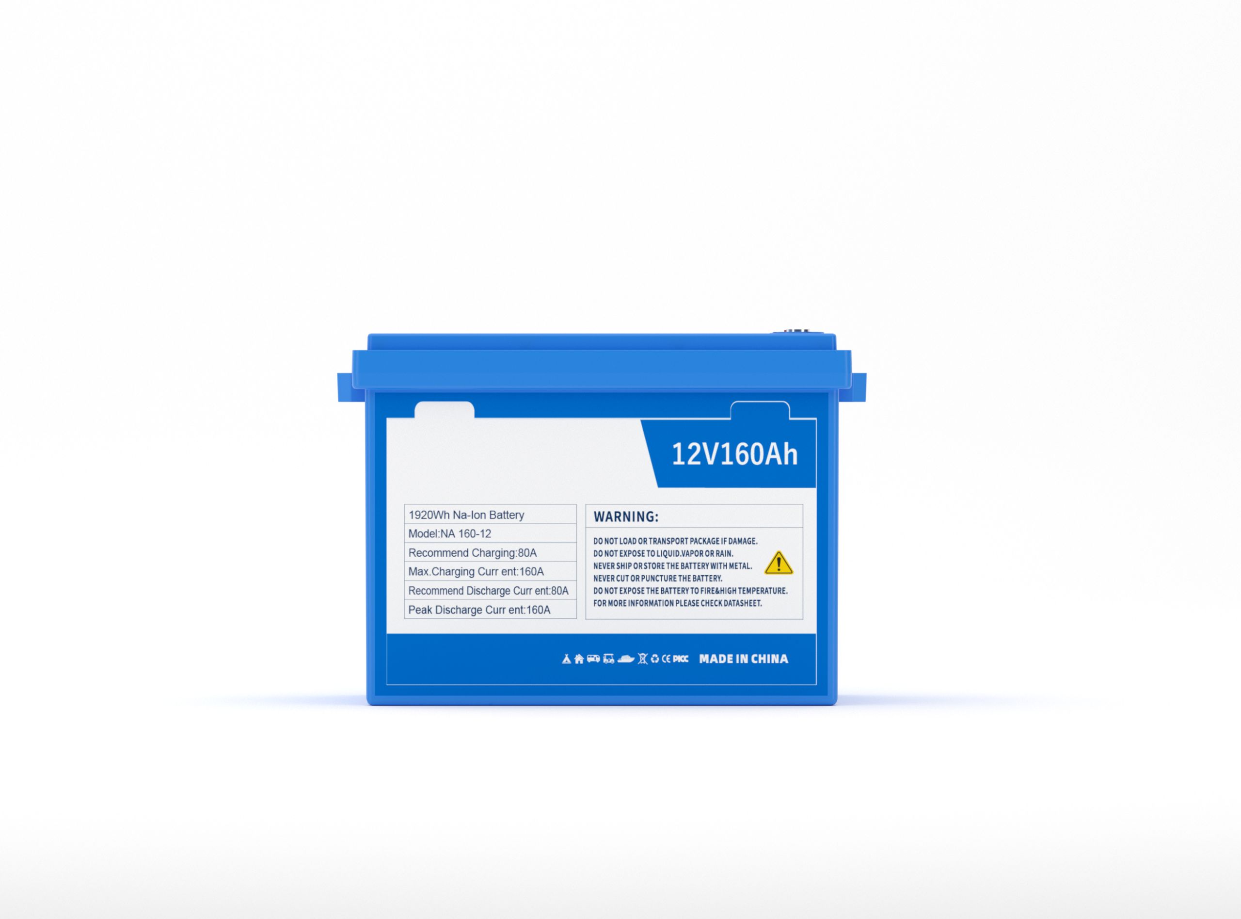 12v160ah nfpp sodium ion battery pack