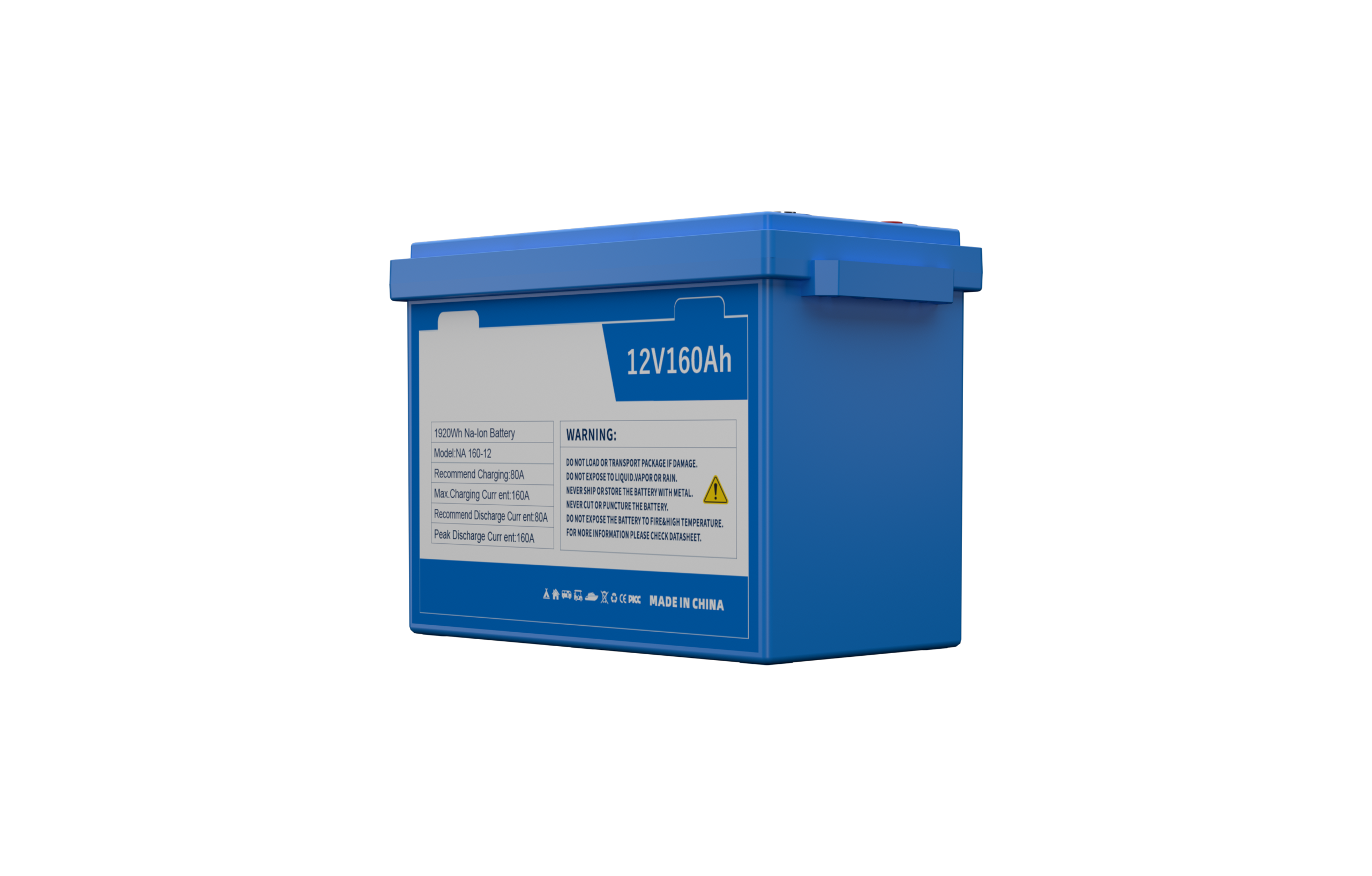12v160ah nfpp sodium ion battery pack
