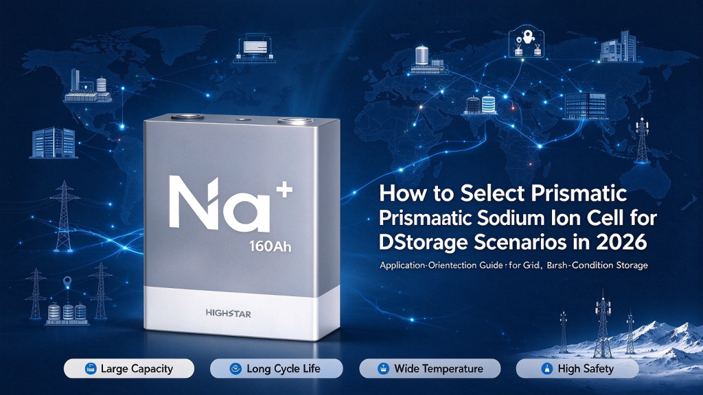 How to Select a Prismatic Sodium-Ion Battery Cell in 2026: A Scenario-Based Selection Guide Prismatic Sodium-Ion Battery Cell