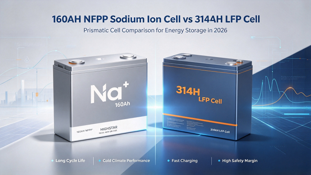 Why the 160Ah NFPP Sodium-Ion Cell Is a Better Choice Than the 314Ah LFP Cell in 2026 160Ah NFPP Sodium-Ion Cell