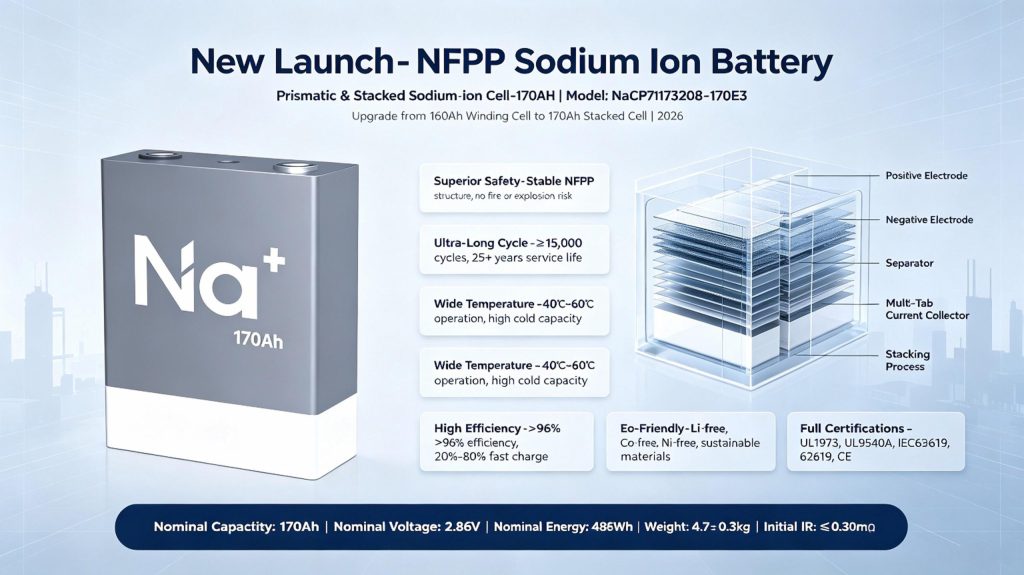 NFPP Sodium Ion 170AH Cell